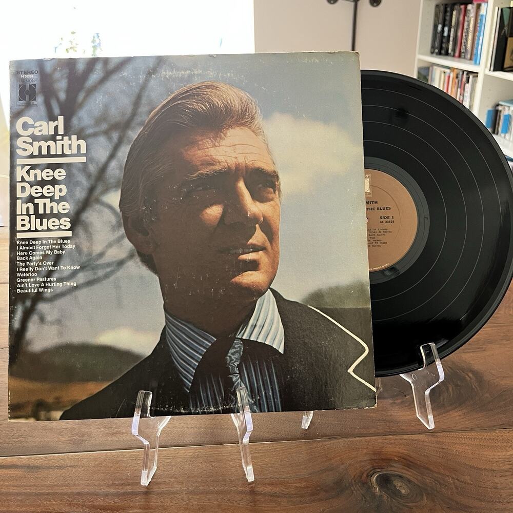 Carl Smith Knee Deep In The Blues Vinyl LP 1971 Harmony H 30526